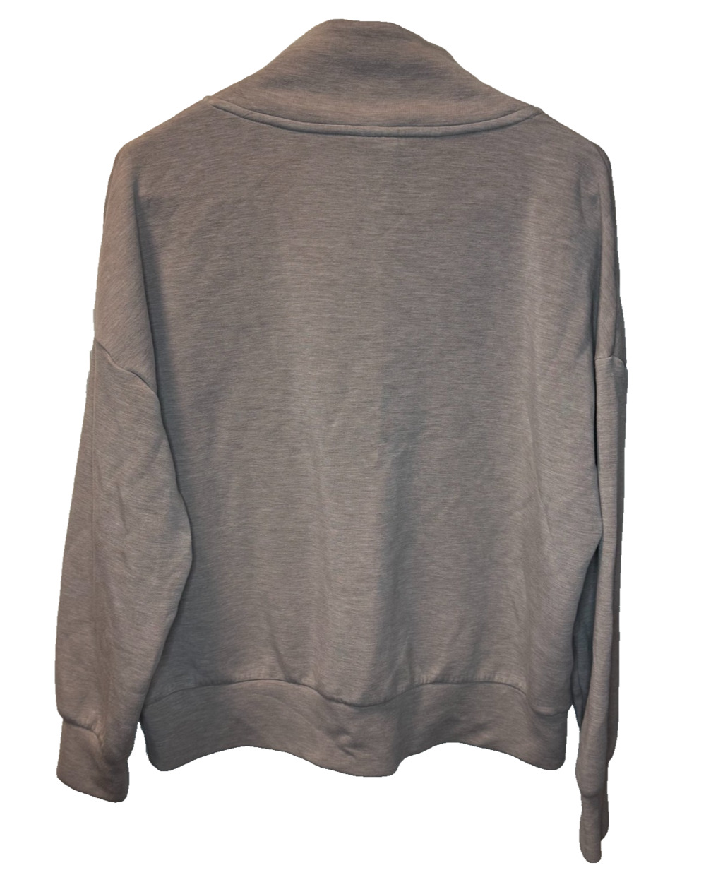 Varley Hawley Half Zip Sweatshirt Women’s Medium Sassafras Marl Light Brown - Picture 7 of 11